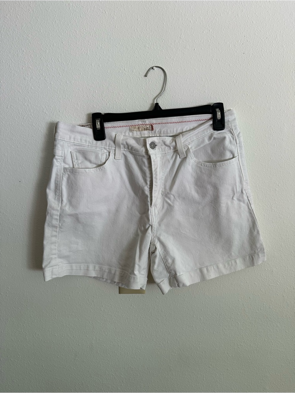 Levi’s 515 Vintage White Denim Shorts